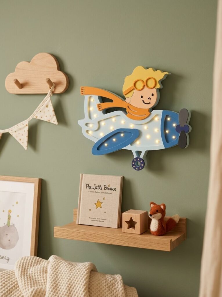 از خانهی پتفرندلی تا اتاق کودک امن؛ وقتی انتخابهای خوب به هم میرسند 2 little prince on the wall 1